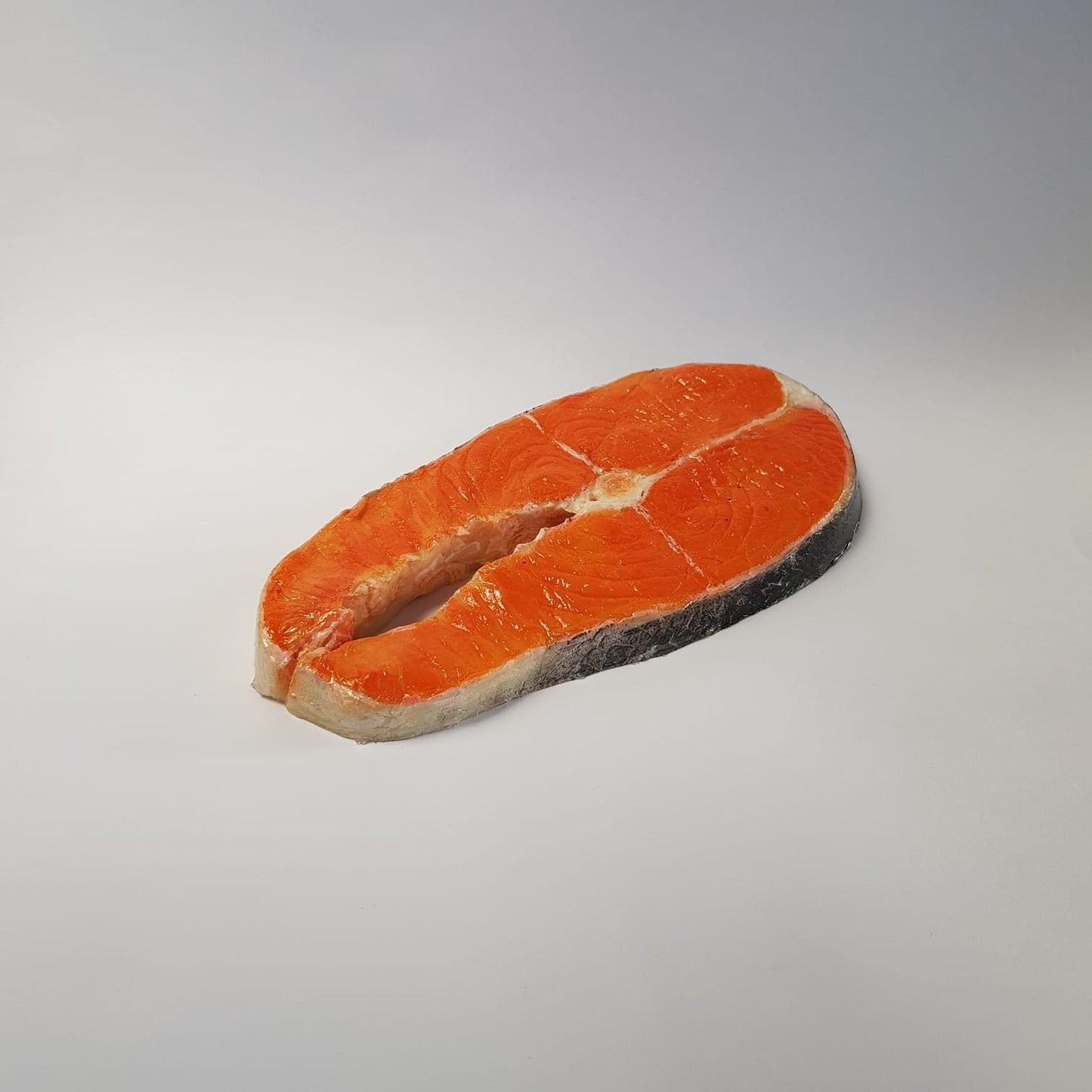 Replica Salmon Fish Slice: Seafood Display Prop