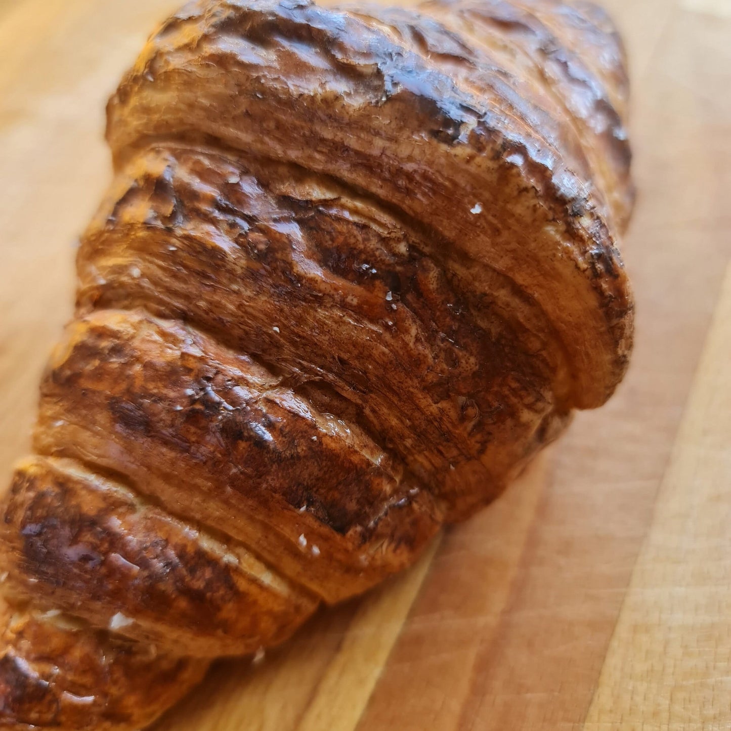 Realistic Fake Croissant: Bakery Display Prop