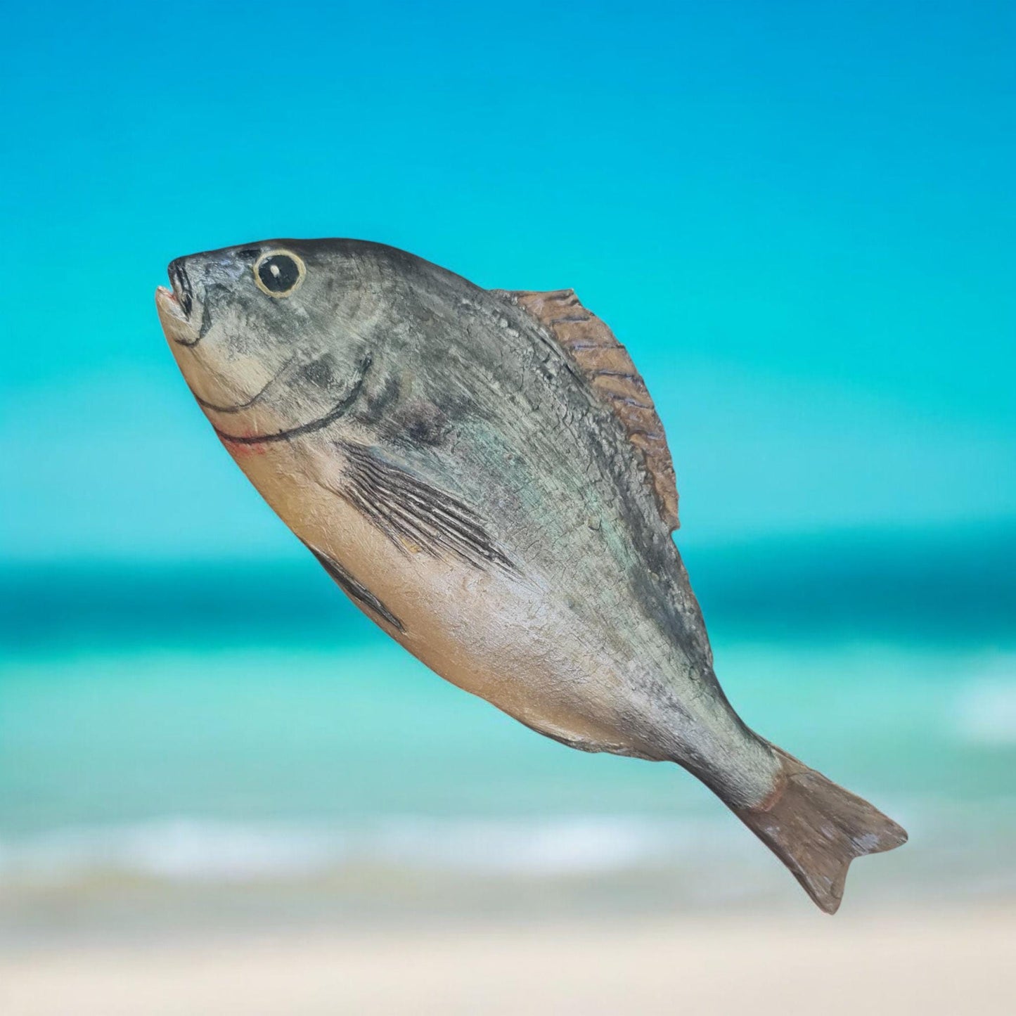 Realistic Faux Gilthead Bream Fish: Restaurant Display, Fisherman Gift