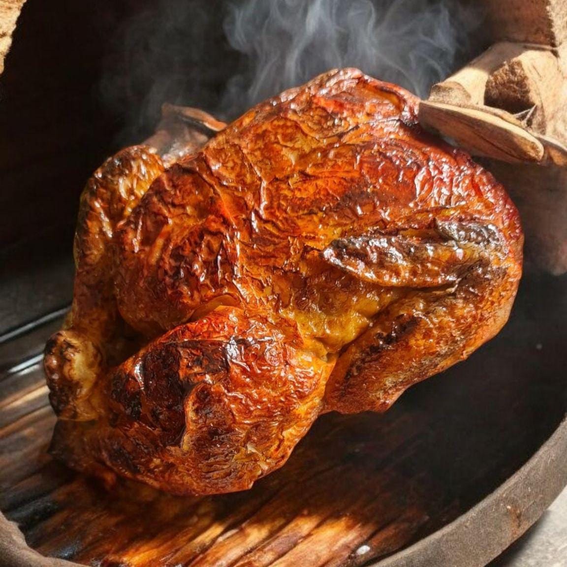 Realistic Fake Roasted Chicken: Restaurant Display, Kitchen Decor