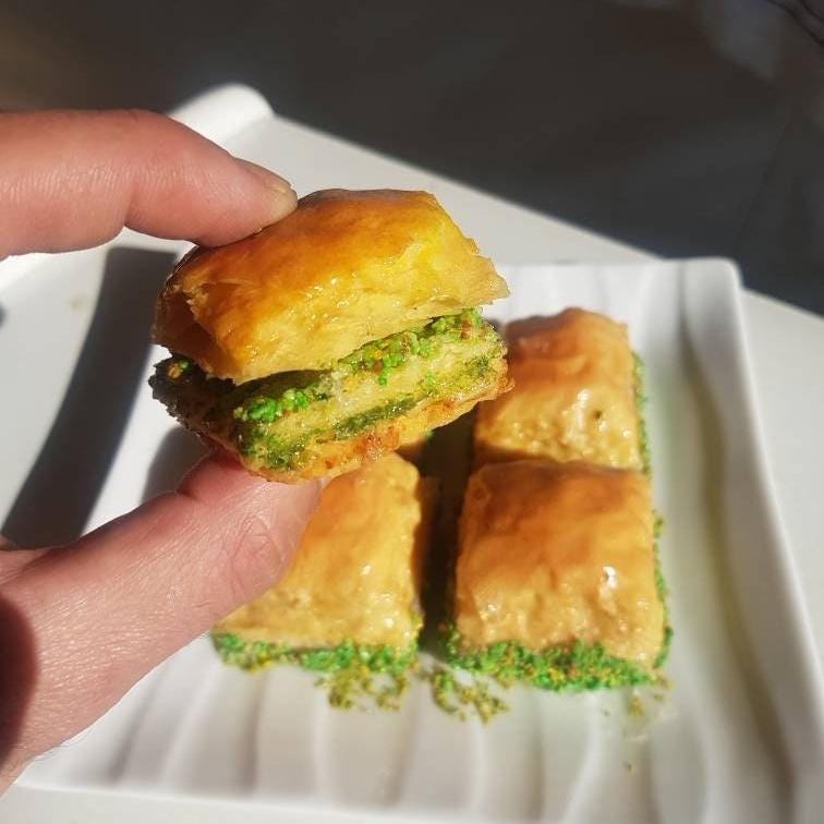 Fake faux Turkish Baklava 5 pcs for Pastry Shop Display