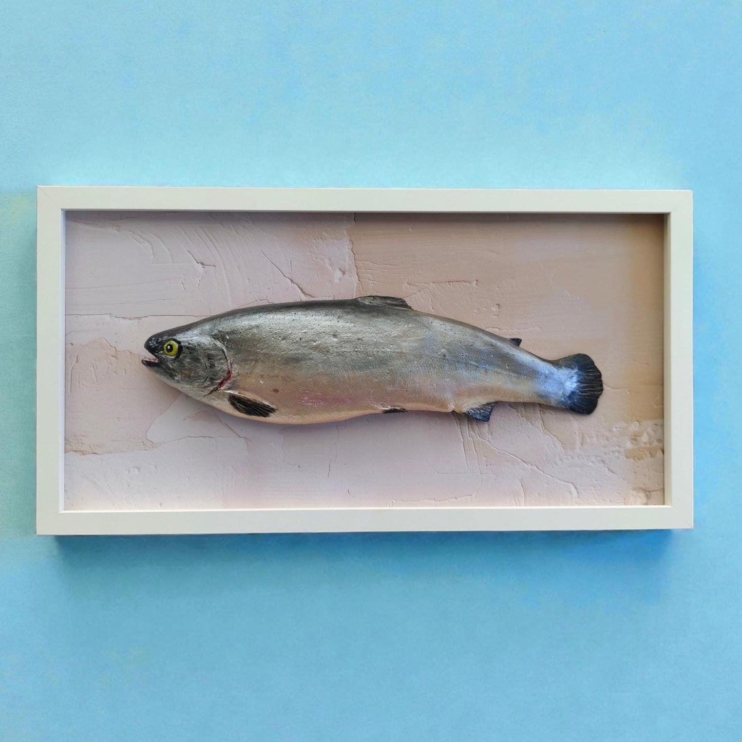 3D Fake Fish Wall Sculpture - Life Size Atlantic Salmon Wall Art