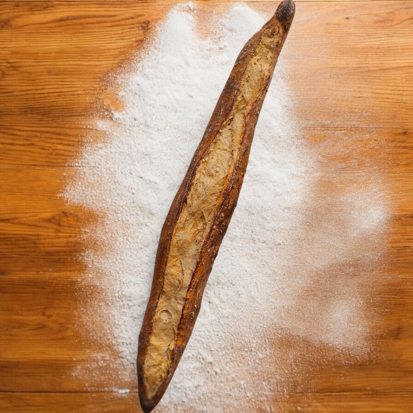 Realistic Fake French Baguette: Bakery Display, Kitchen Decor (15.7 inches-40cm)