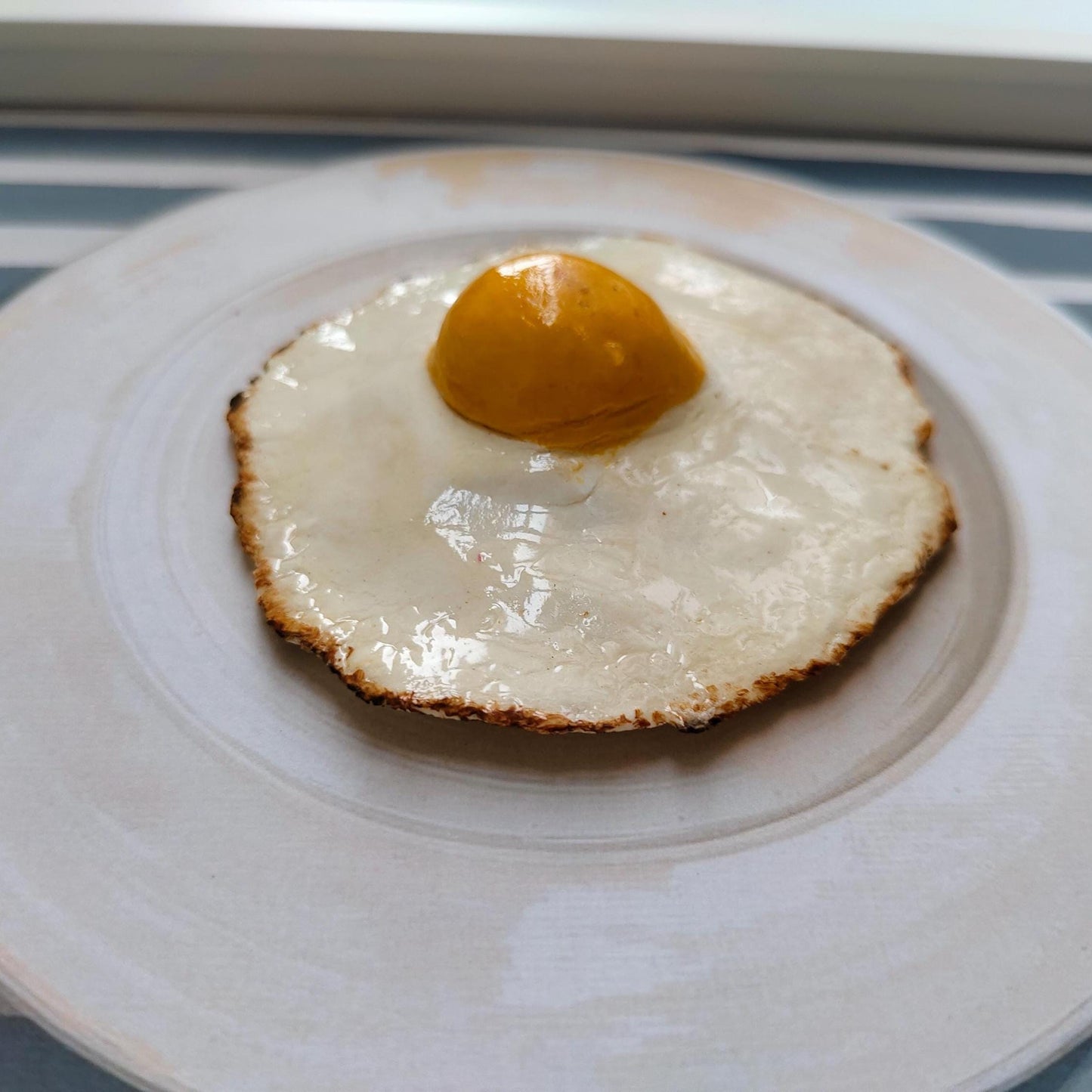 3D Fake Sun-Dried Egg Wall Art – Framed Food Art 21x30cm