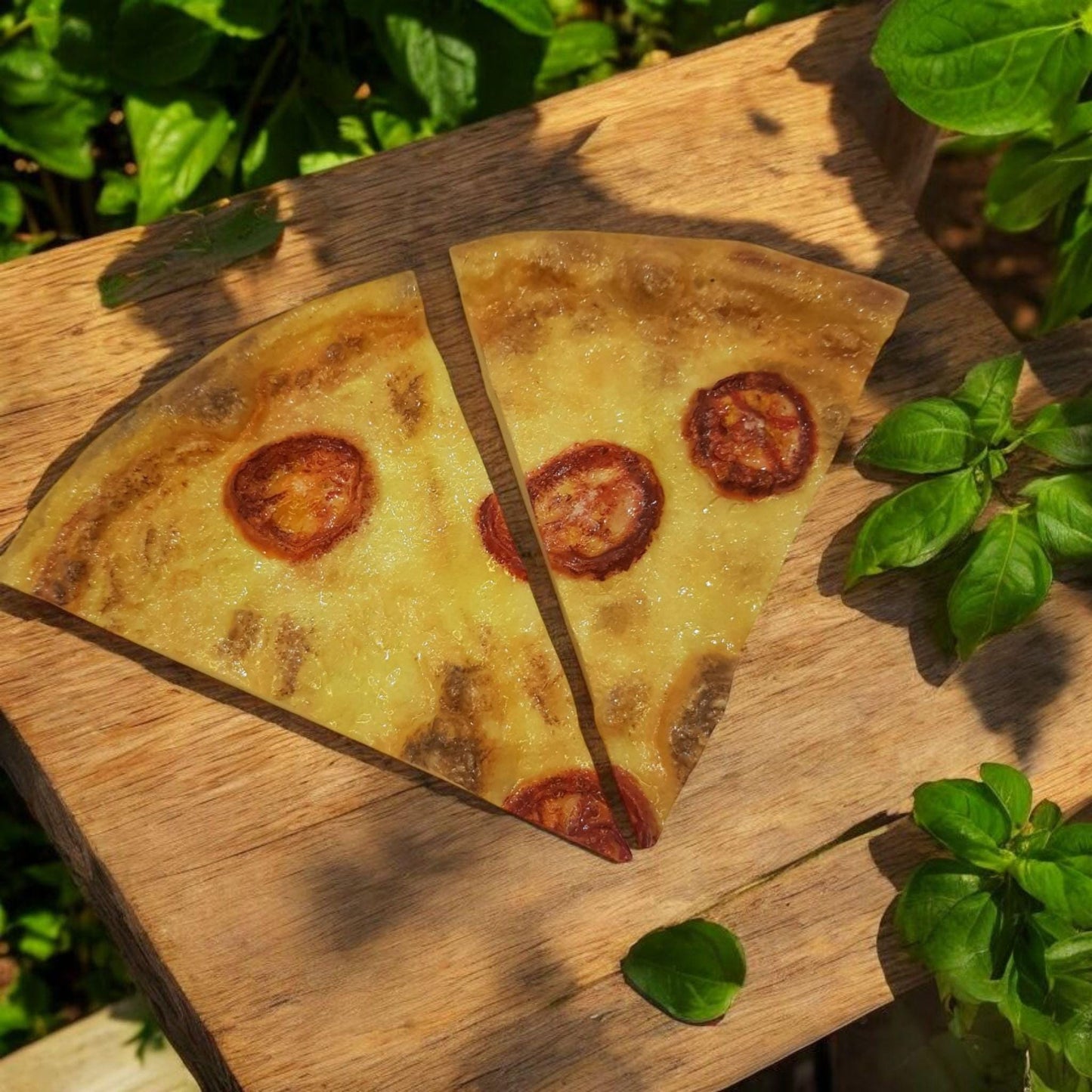 Realistic Fake Pizza Slice: Italian Food Display Prop, Kitchen Decor