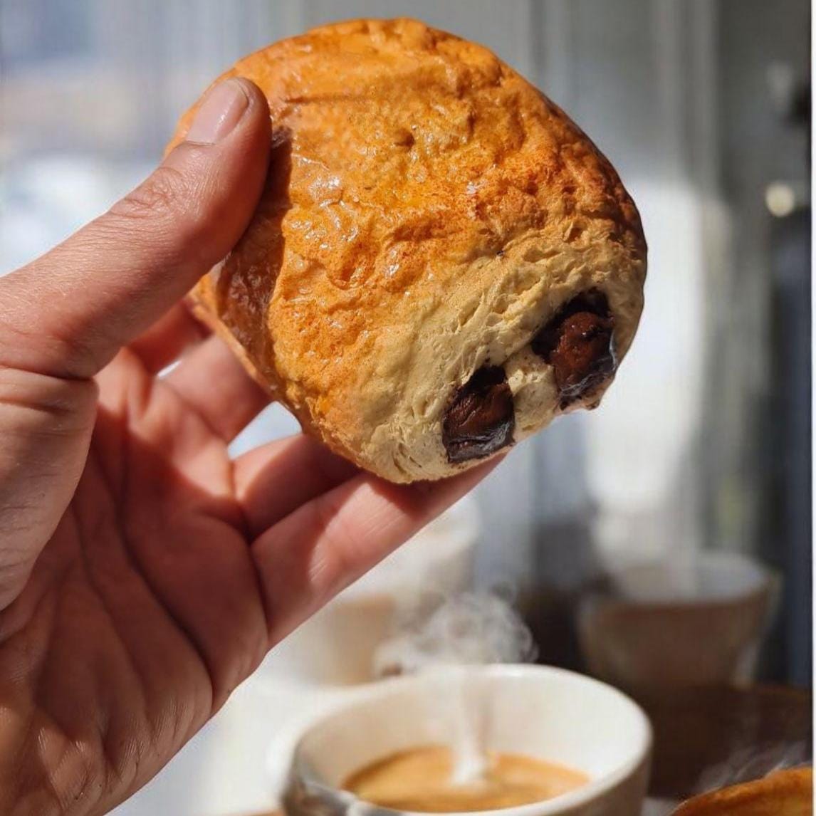 Replica  Croissant Chocolate for Bakery Display, Pain au Chocolat for stage props