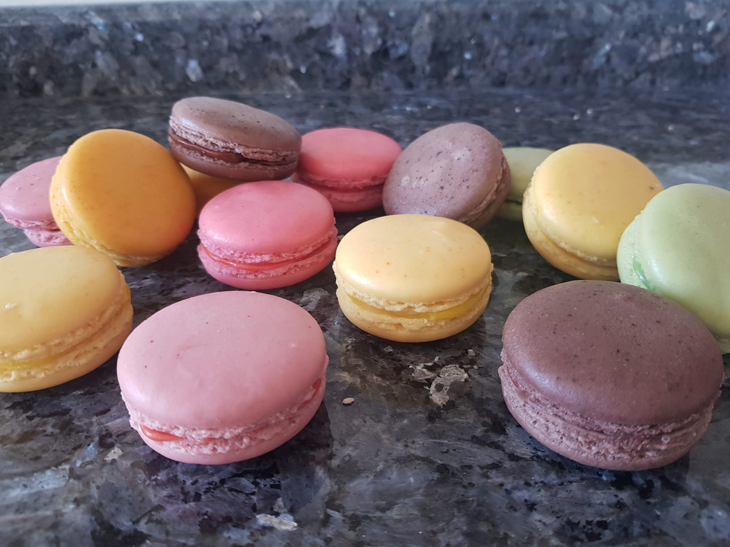 Replica macaron for bakery and pastry shop displays, Set of 6