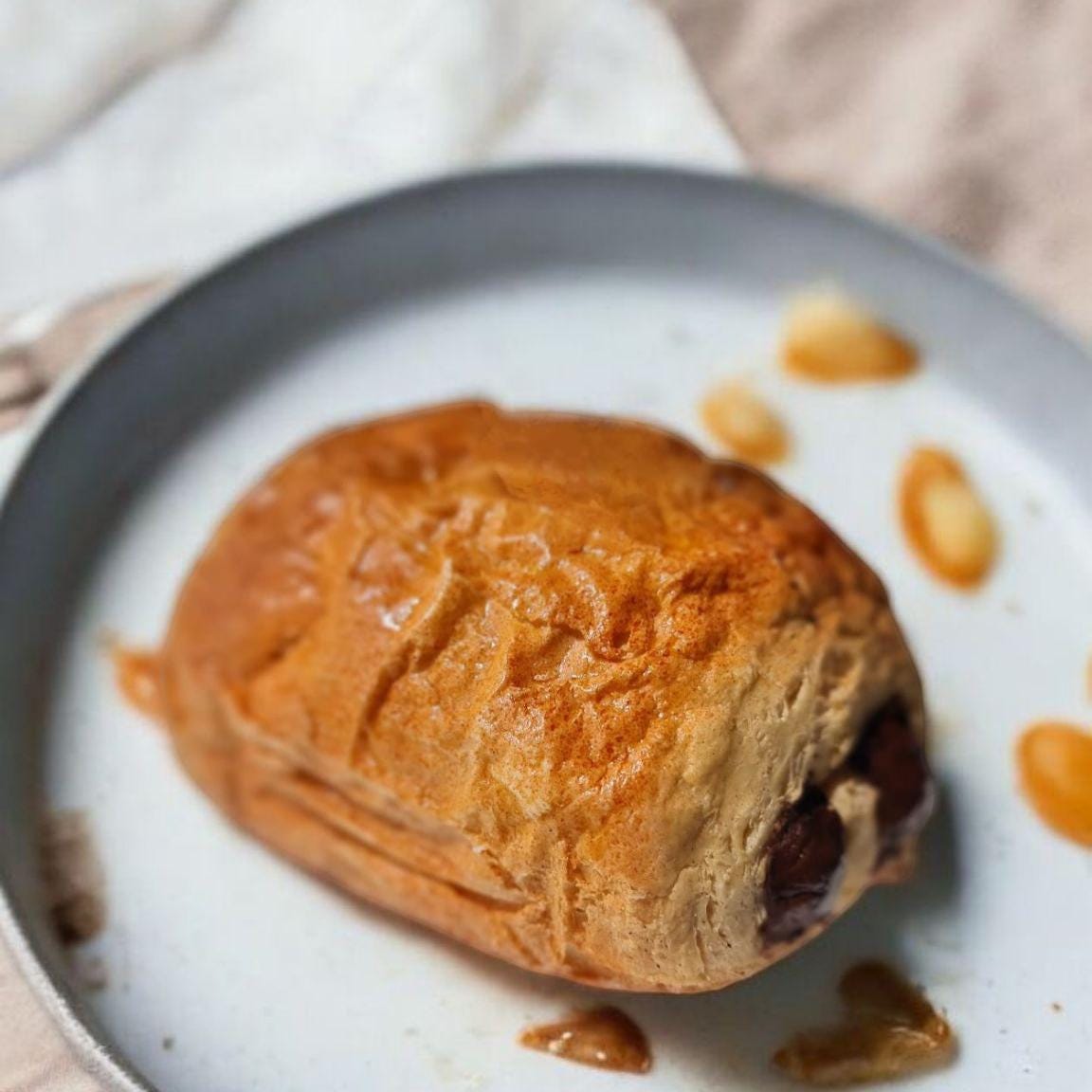 Replica  Croissant Chocolate for Bakery Display, Pain au Chocolat for stage props