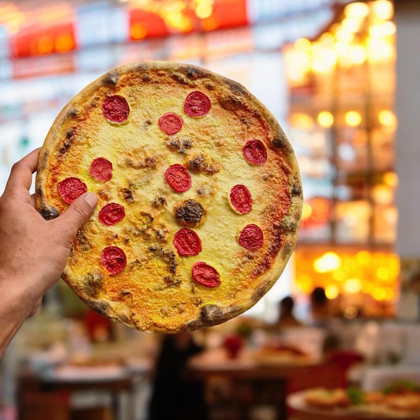 Fake Margherita Pizza Prop: Realistic Italian Food Display
