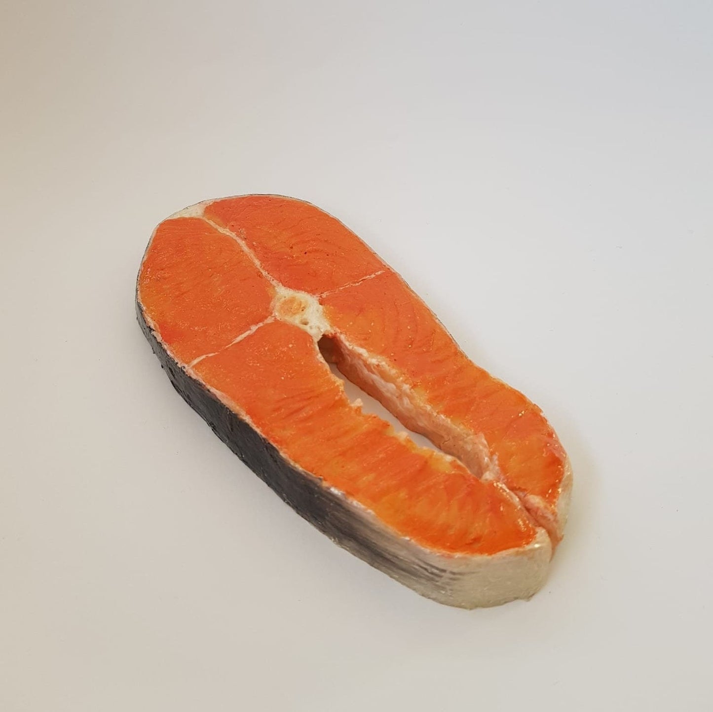 Replica Salmon Fish Slice: Seafood Display Prop
