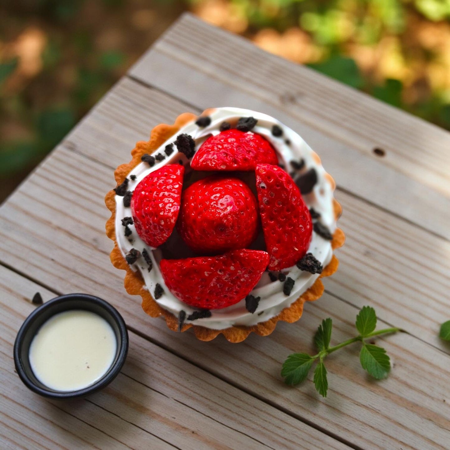 Realistic Fake Tartlet – Strawberry, Blueberry or Lemon Mini Tart, Replica Dessert Prop