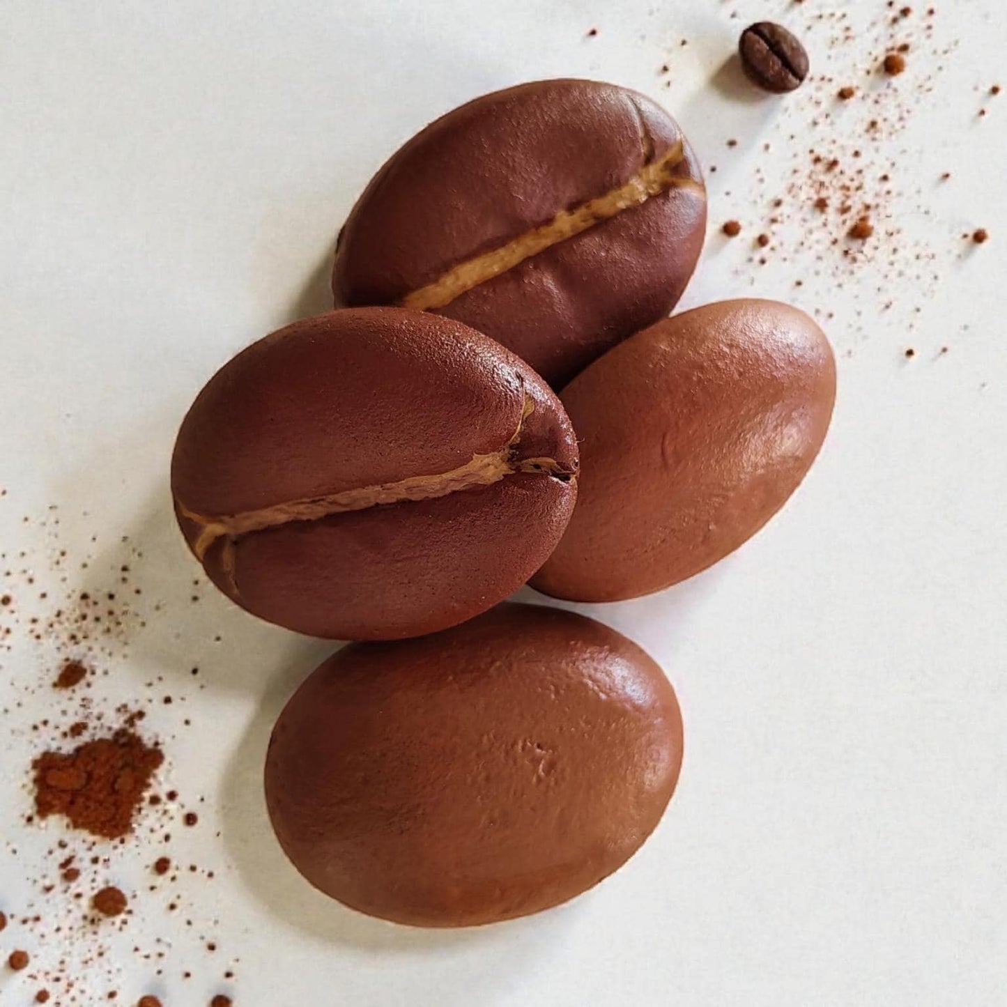 Mini Coffee Bean Replica: Set of 5 Coffee Shop Display
