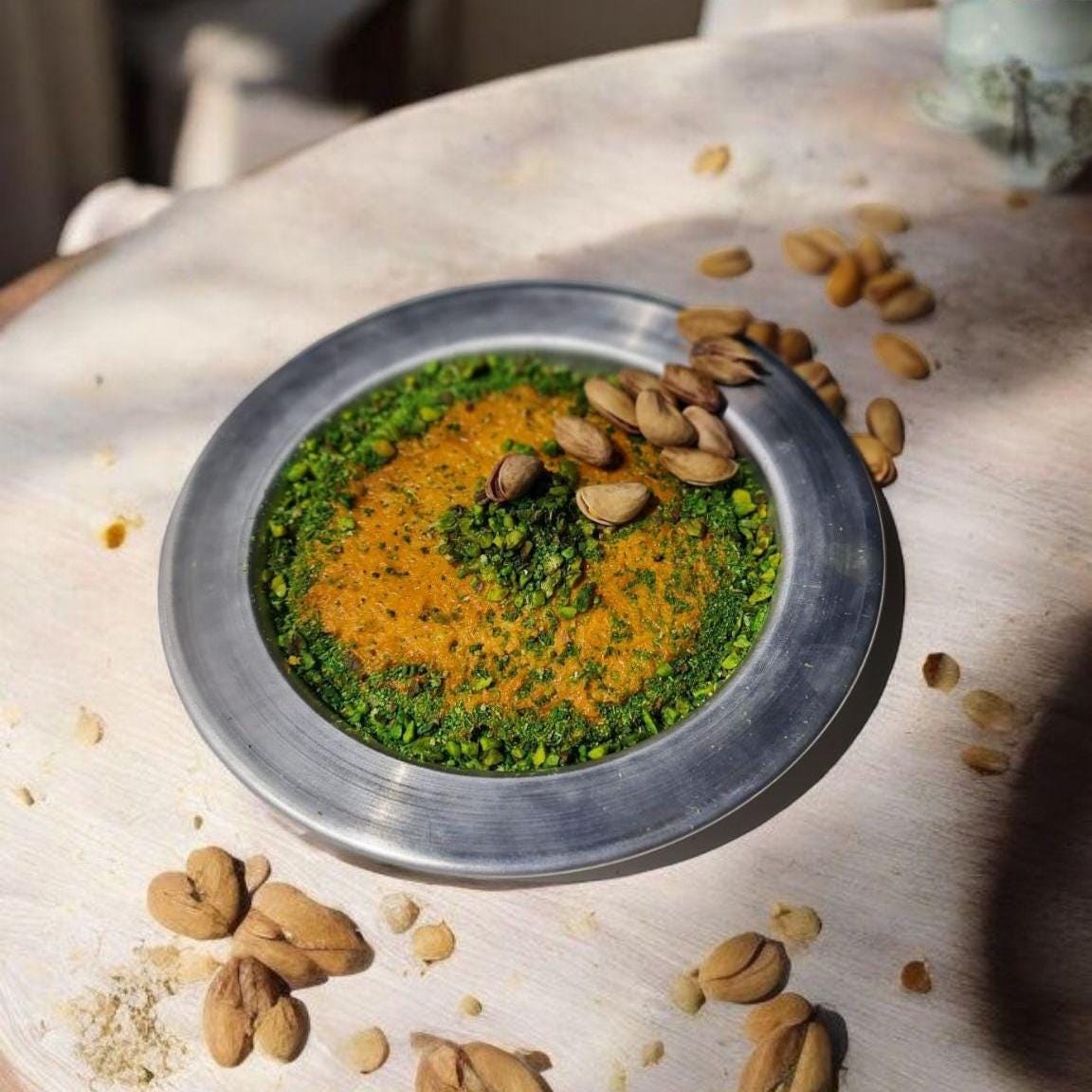 Fake Kunefe Dessert Replica: Turkish Food Display with Plate