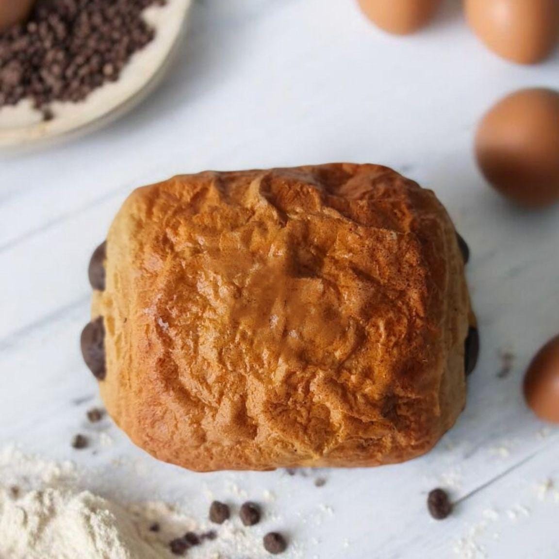 Replica  Croissant Chocolate for Bakery Display, Pain au Chocolat for stage props
