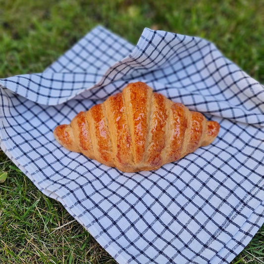 Realistic Fake Croissant: Bakery Display Prop