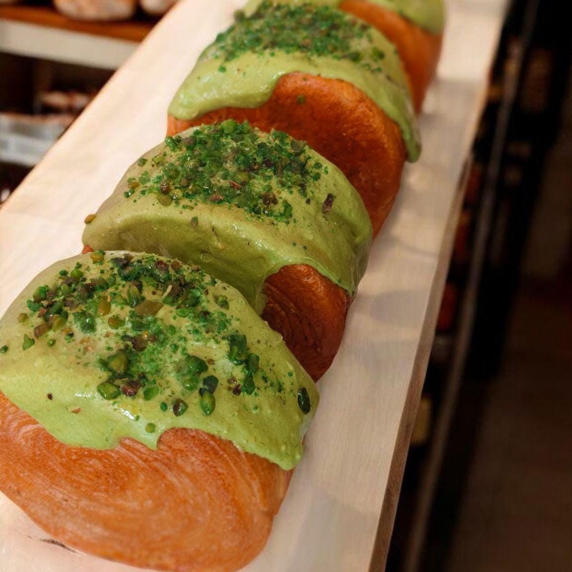 Fake Chocolate Croissant Roll: Realistic Bakery Food Prop