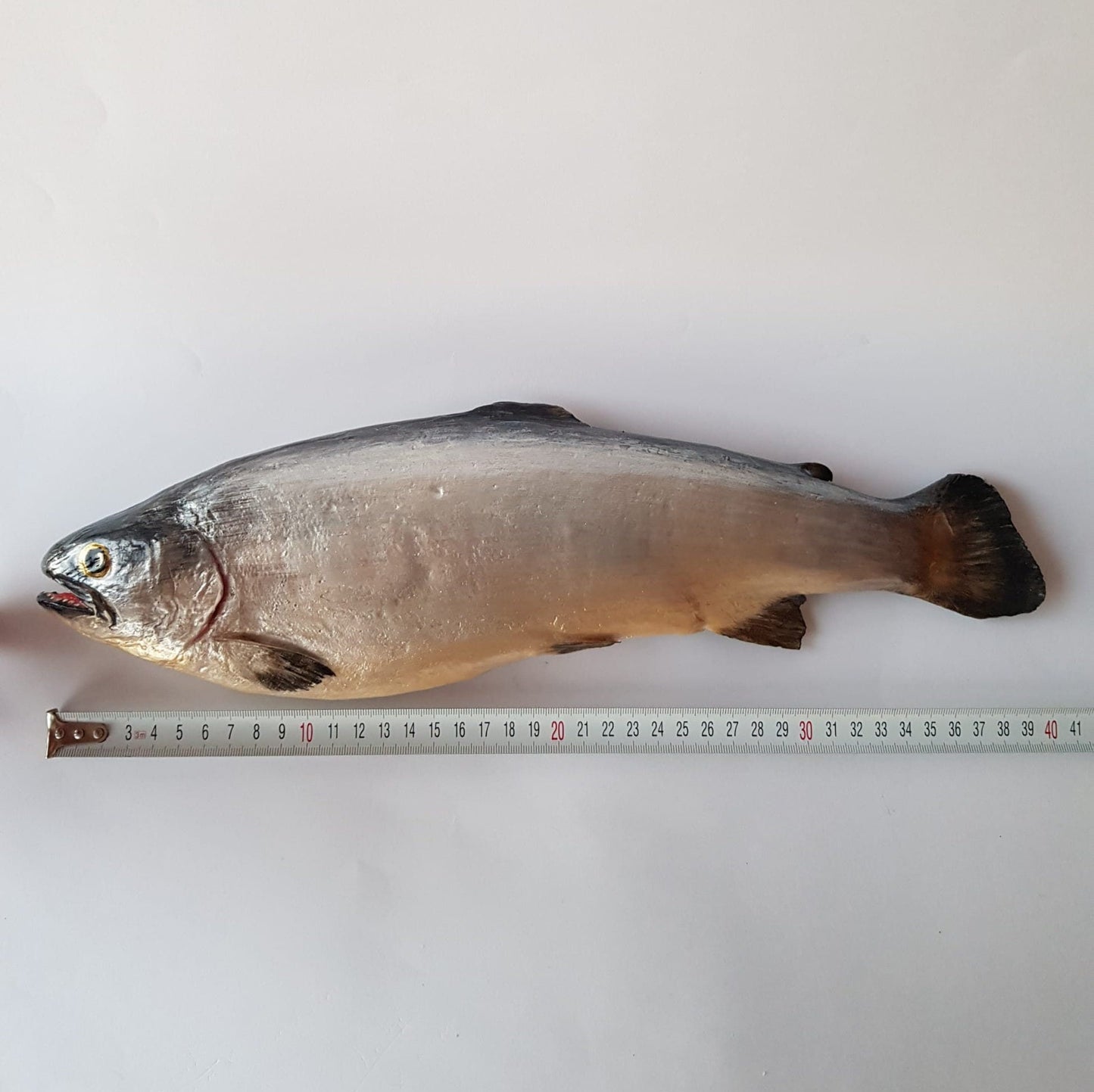 Realistic Fake Salmon Fish Replica: Restaurant Display Prop