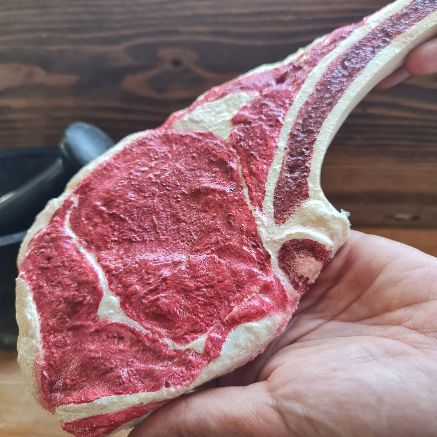 Fake Tomahawk Steak: Realistic Restaurant Display Prop