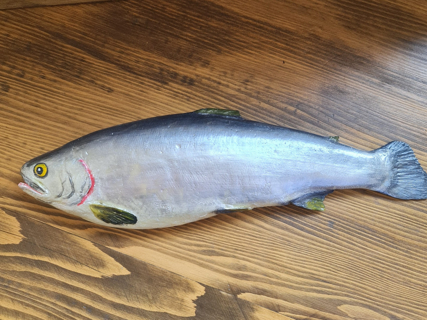 Realistic Fake Salmon Fish Replica: Restaurant Display Prop