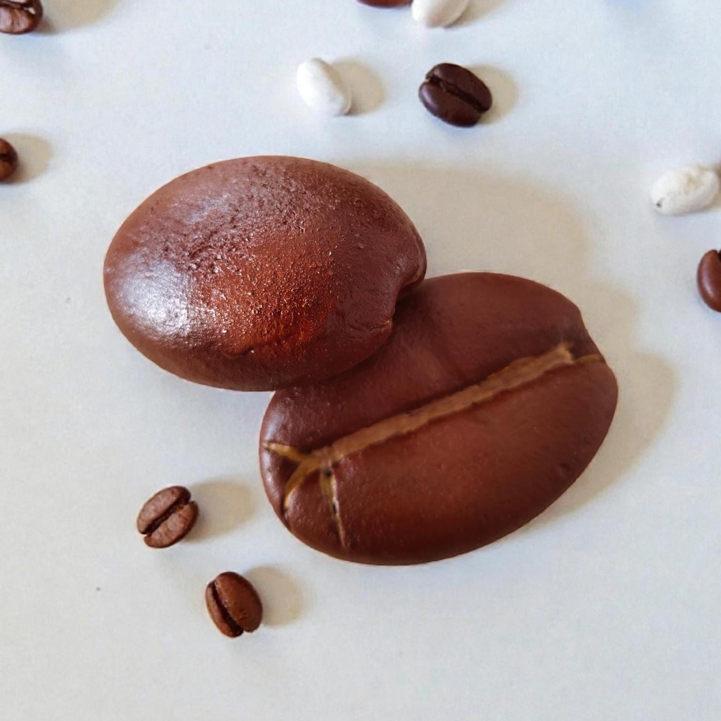 Mini Coffee Bean Replica: Set of 5 Coffee Shop Display
