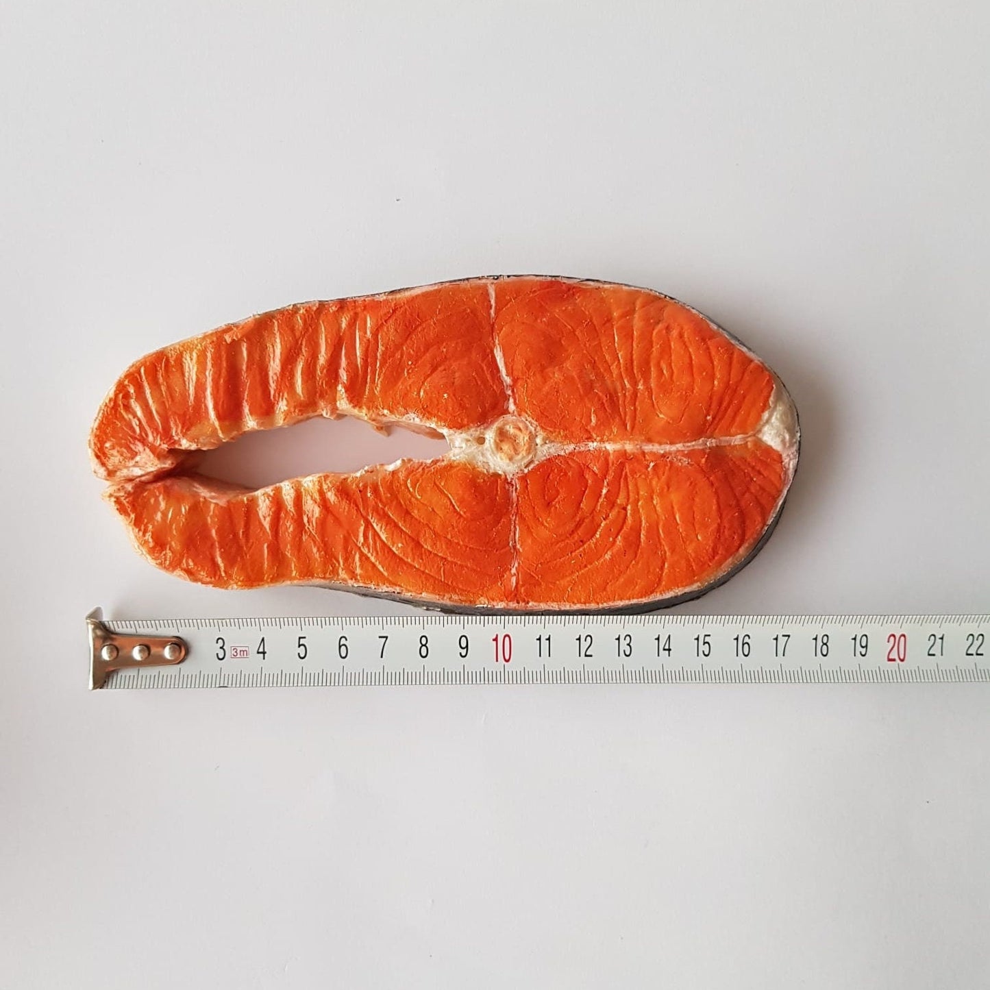 Replica Salmon Fish Slice: Seafood Display Prop