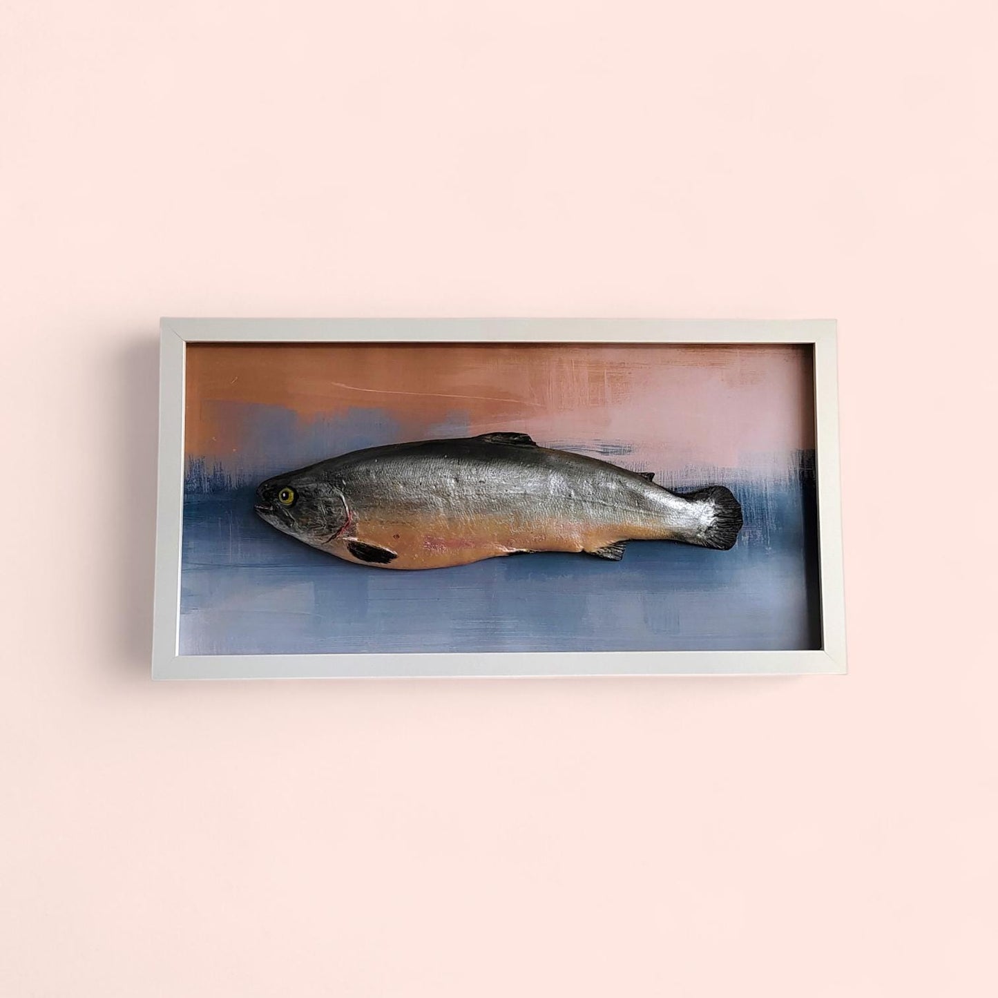 3D Fake Fish Wall Sculpture - Life Size Atlantic Salmon Wall Art