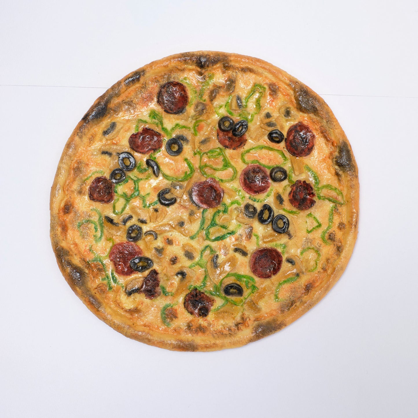 Realistic Fake Pizza Replica: Restaurant Display Food Prop