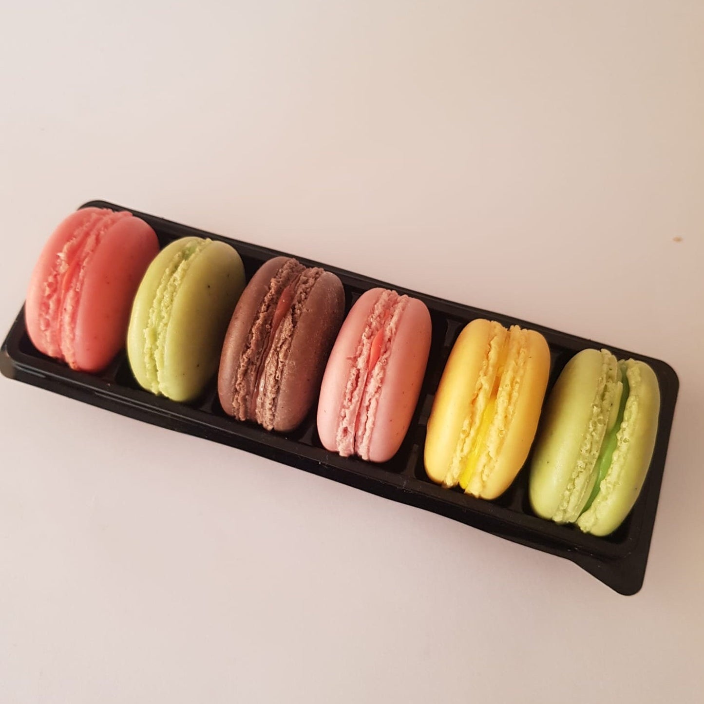 Replica macaron for bakery and pastry shop displays, Set of 6